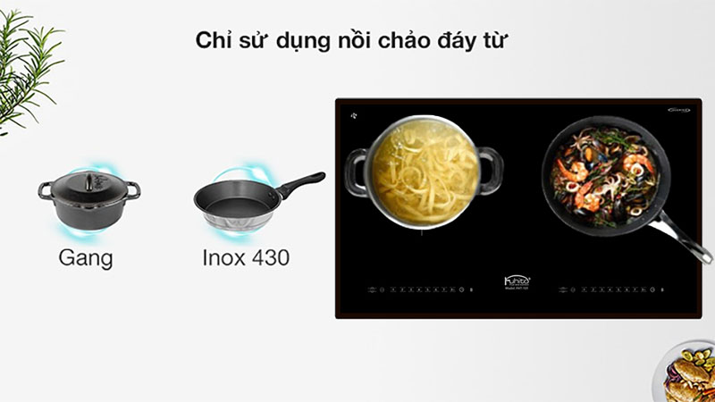Bếp từ đôi Arber Fuhito FHT-101 - Hàng chính hãng