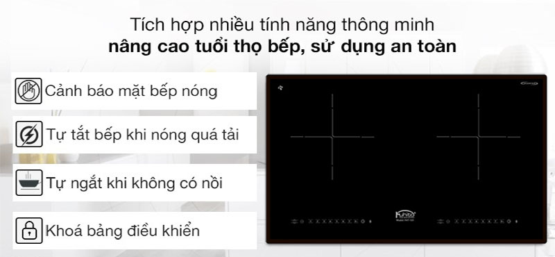 Bếp từ đôi Arber Fuhito FHT-101 - Hàng chính hãng