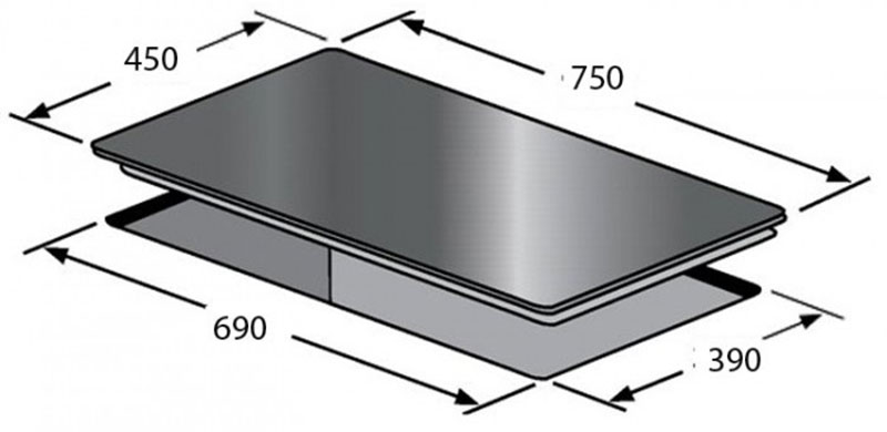 Bếp từ đôi Canzy CZ-9928P - Hàng chính hãng