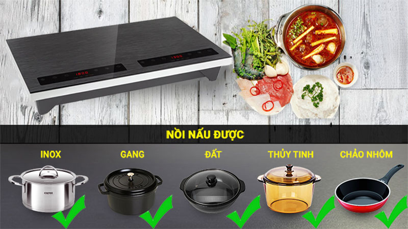 Bếp từ Klarstein Varicook - Hàng chính hãng