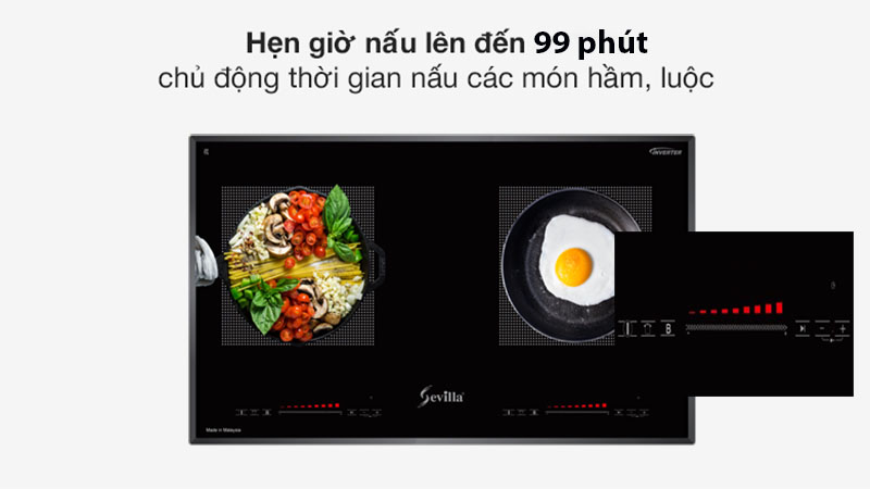 Bếp từ đôi Sevilla SV-MB01 - Hàng chính hãng