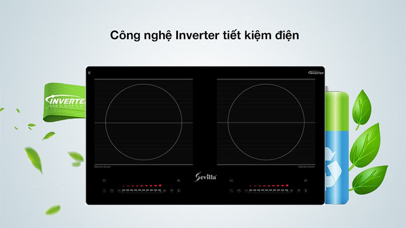 Bếp từ đôi Sevilla SV-TL02 - Hàng chính hãng
