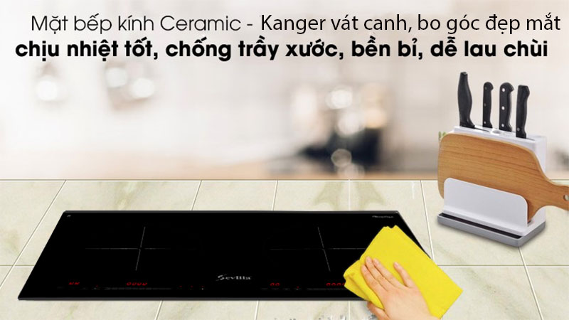 Bếp từ đôi Sevilla SV-Y15 - Hàng chính hãng