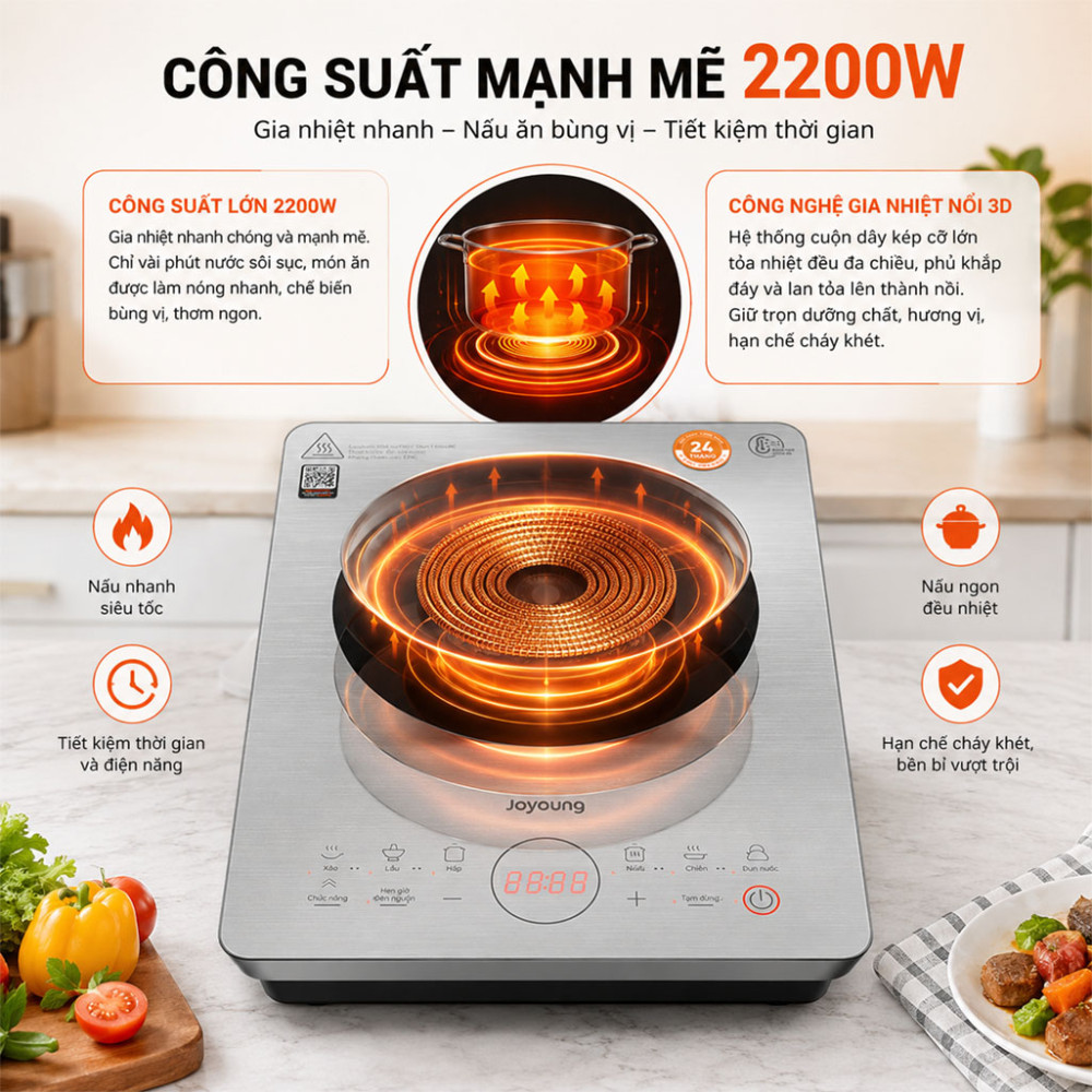 Bếp từ đơn Joyoung JIC-219 - Hàng chính hãng