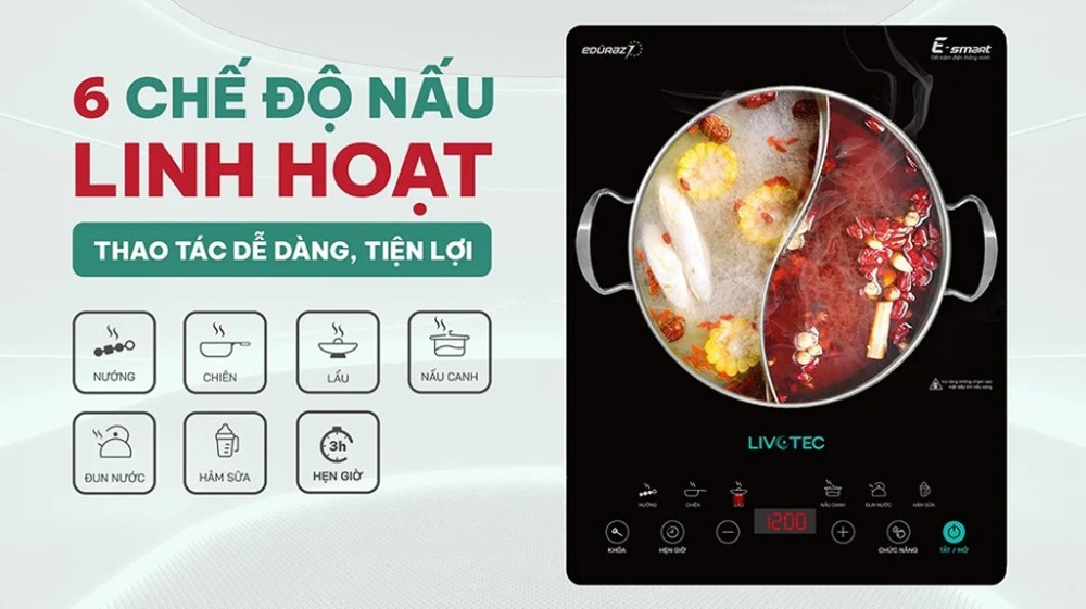 Bếp điện từ đơn Livotec LIS-636  - Hàng chính hãng