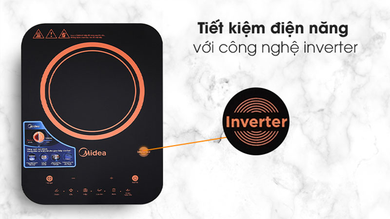 Bếp từ đơn Midea MI-T2121DB - Hàng chính hãng