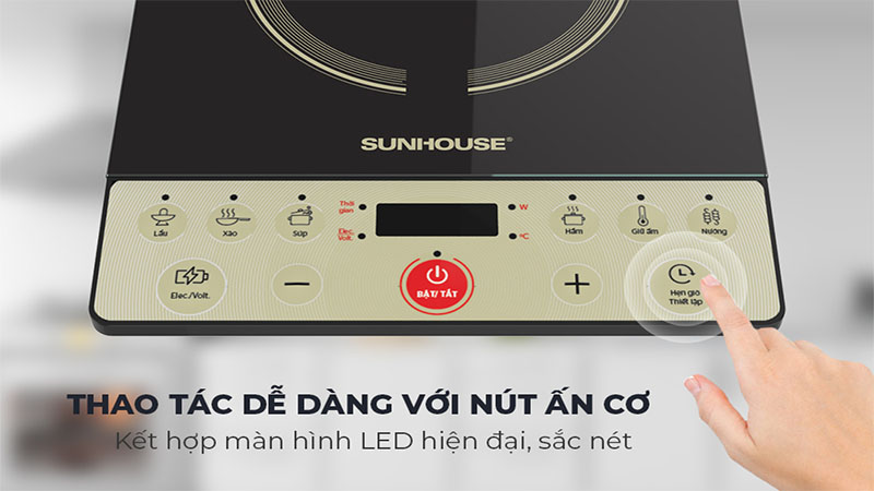Bếp từ đơn Sunhouse SHD6165 - Hàng chính hãng