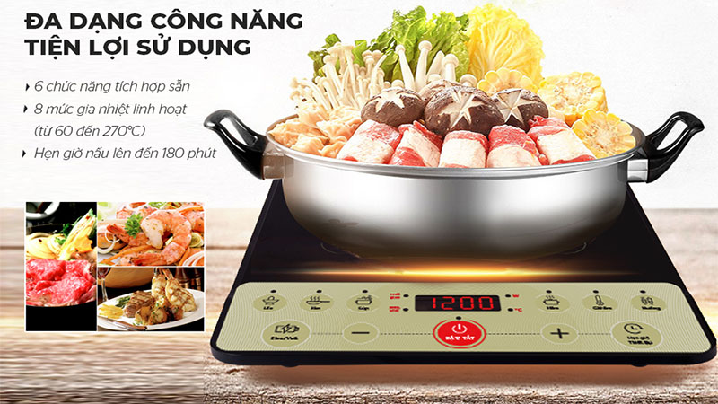 Bếp từ đơn Sunhouse SHD6165 - Hàng chính hãng