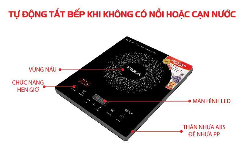 Bếp từ đơn Taka TKI1H24 - Hàng chính hãng