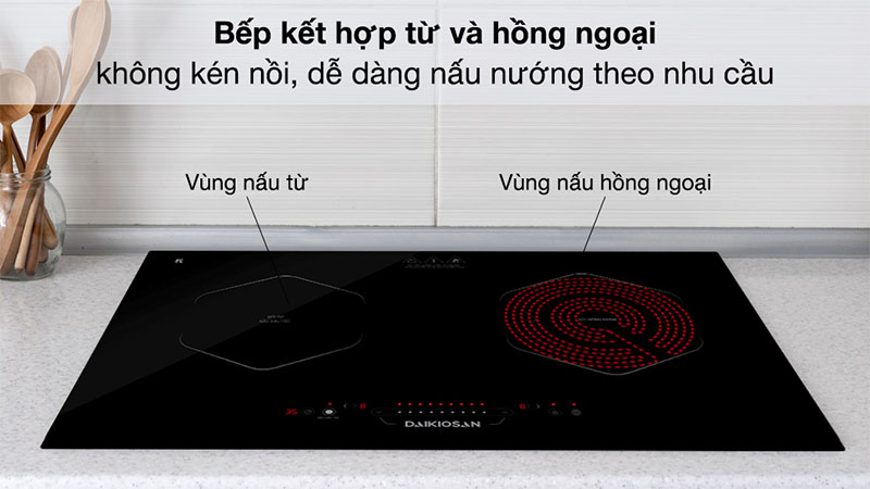 Bếp từ hồng ngoại lắp âm Daikiosan DKC-200002 - Hàng chính hãng