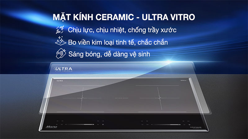 Bếp từ hồng ngoại lắp âm Inverter Sunhouse Mama MMB82041-TMD - Hàng chính hãng