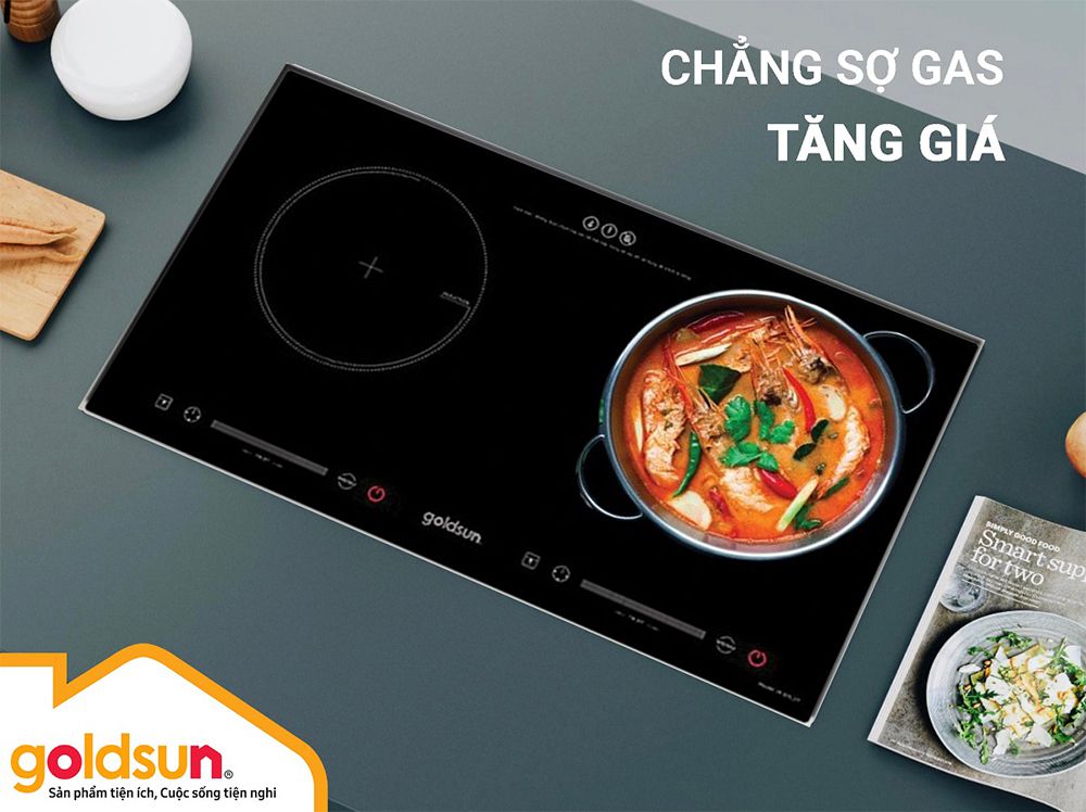 Bếp hồng ngoại điện từ Goldsun GDX7600 - Hàng chính hãng