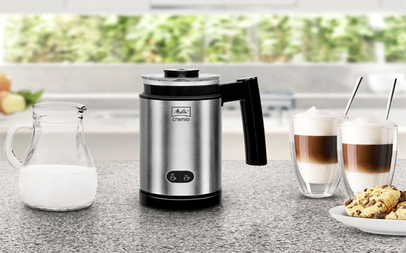 Bình đánh sữa Melitta Cremio II Stainless Steel - Hàng chính hãng