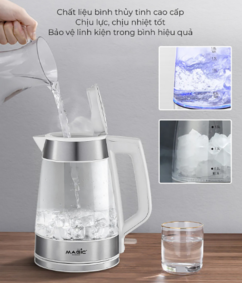 Bình đun siêu tốc Magic Eco AC-44 - Hàng chính hãng
