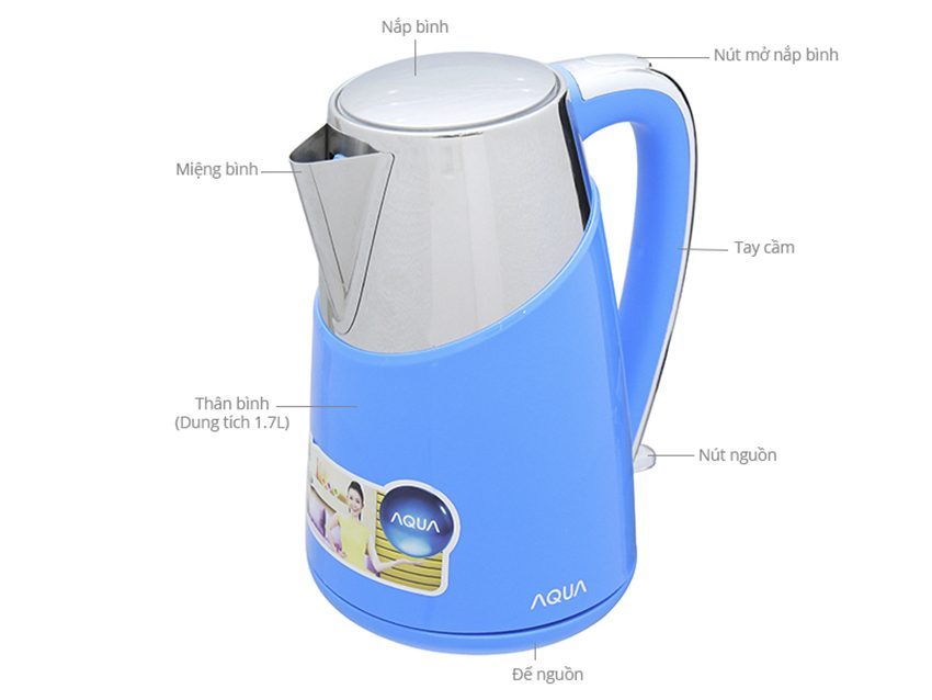 Bình đun siêu tốc Aqua AJK-F615 - Hàng chính hãng