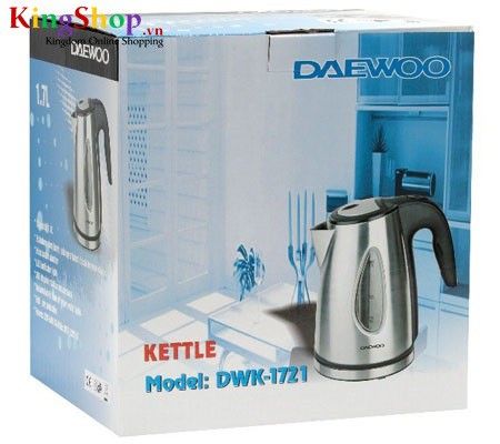 Bình đun siêu tốc Daewoo DWK-1721 - Dung tích 1.7L - Hàng chính hãng