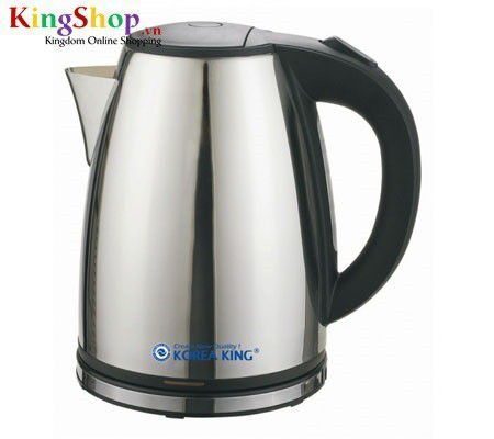 Bình đun siêu tốc Korea King KKT718BS - Dung tích 1.7L - Hàng chính hãng