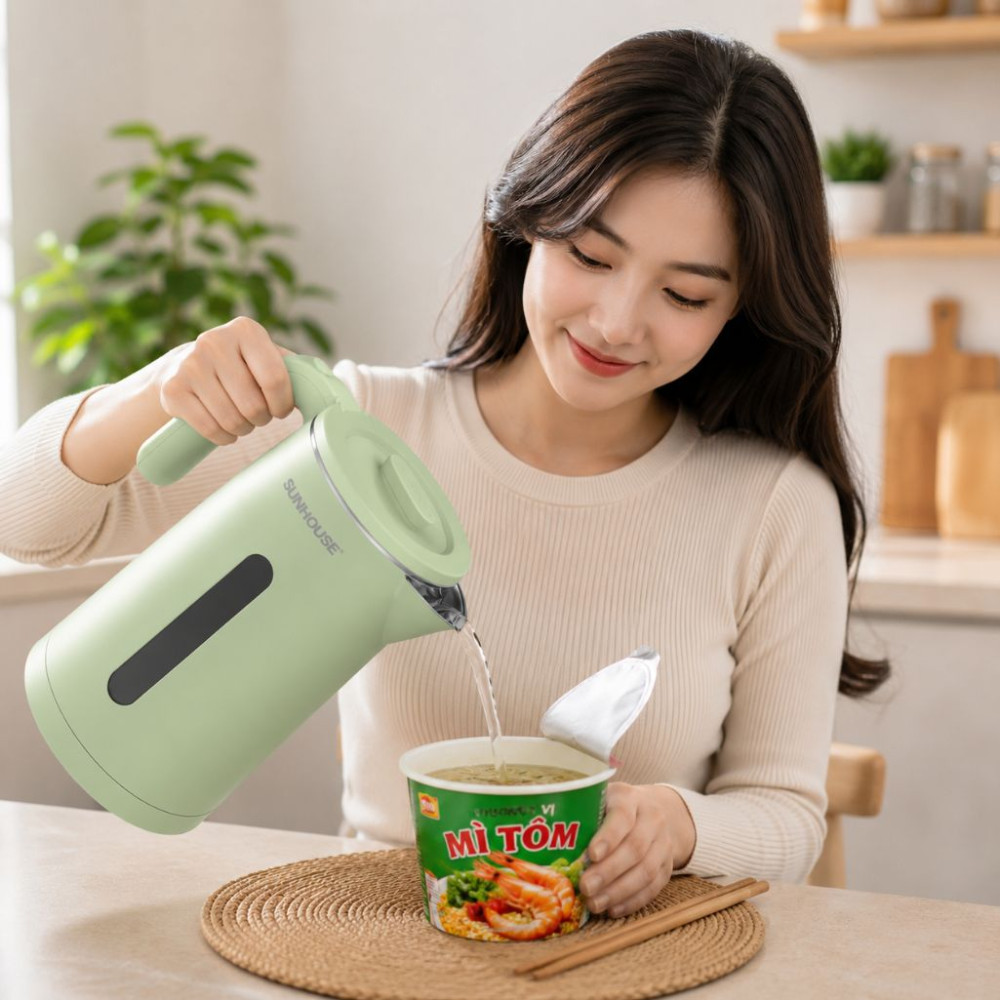 Bình đun siêu tốc Sunhouse 1.8 lít SHD1353 - Hàng chính hãng