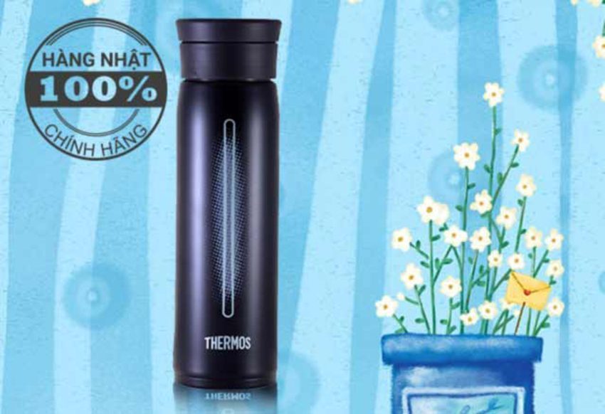 Bình giữ nhiệt Thermos JMZ-600 BK - Hàng chính hãng