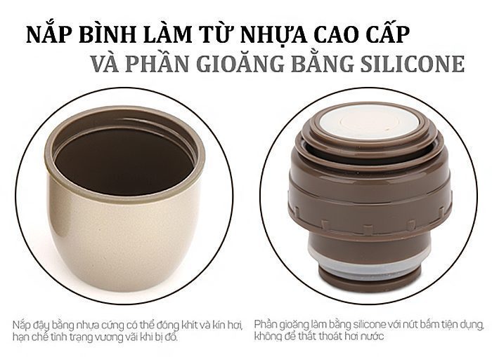 Bình giữ nhiệt inox Elmich L5 - 500ml - Hàng chính hãng