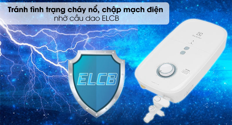 Máy tắm nước nóng Electrolux EWE451KX-DWB2 - Hàng chính hãng