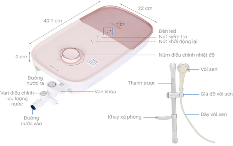 Bình nước nóng Electrolux EWE451LB-DPX2 - Hàng chính hãng