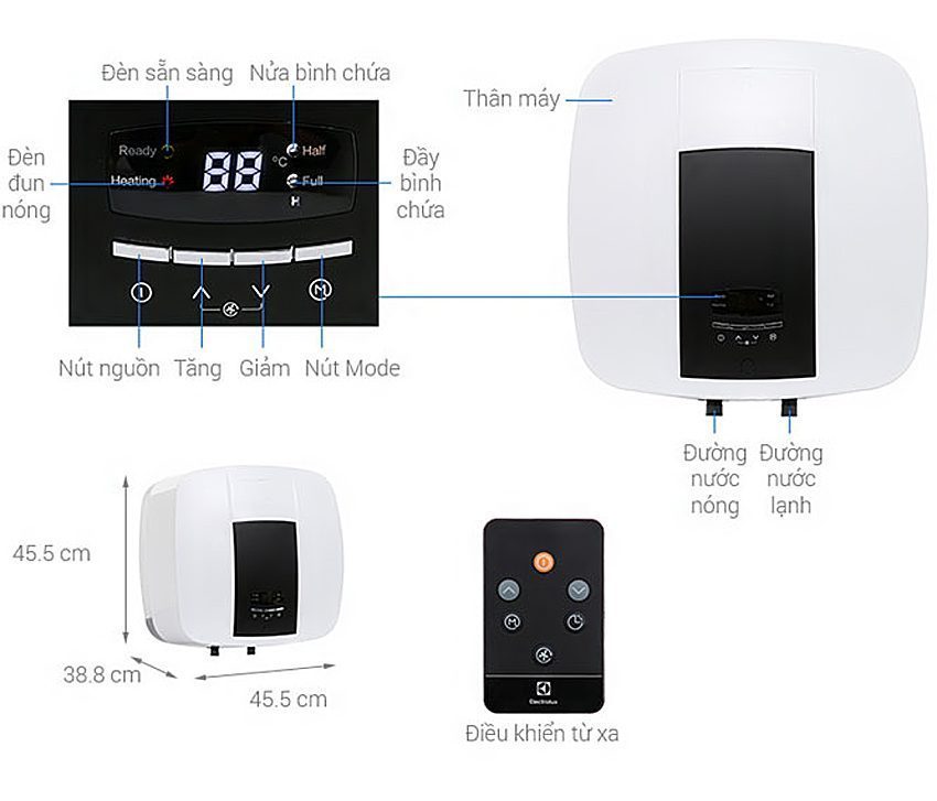 Bình nước nóng EWS302DX-DWM - Hàng chính hãng