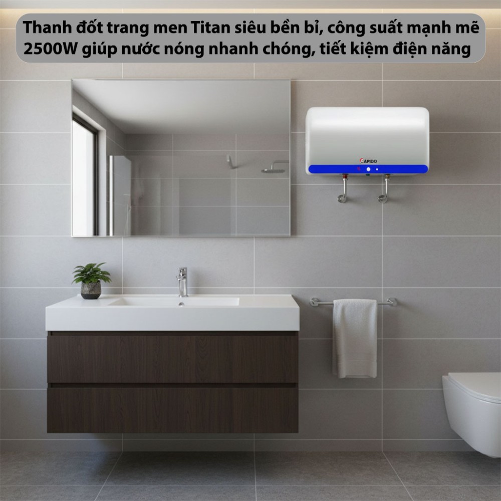 Bình nước nóng Rapido Obel RON-15AD - Hàng chính hãng