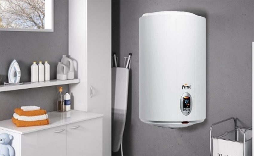 Bình nước nóng gián tiếp chống giật Ferroli Aqua E 125L - Hàng chính hãng