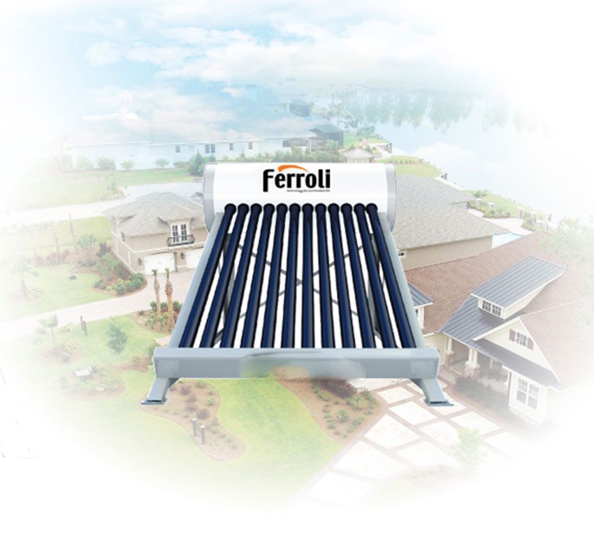 Bình nước nóng năng lượng mặt trời Ferroli Ecosun 400L - Hàng chính hãng