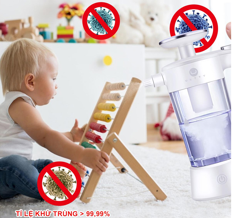 Bình điện phân phun sương diệt khuẩn Ultty SKJ-CRS01 - Hàng chính hãng