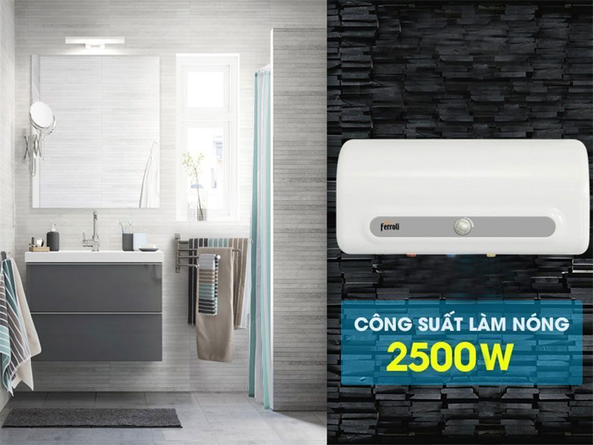 Bình nước nóng loại thường Ferroli QQ M-50L - Hàng chính hãng