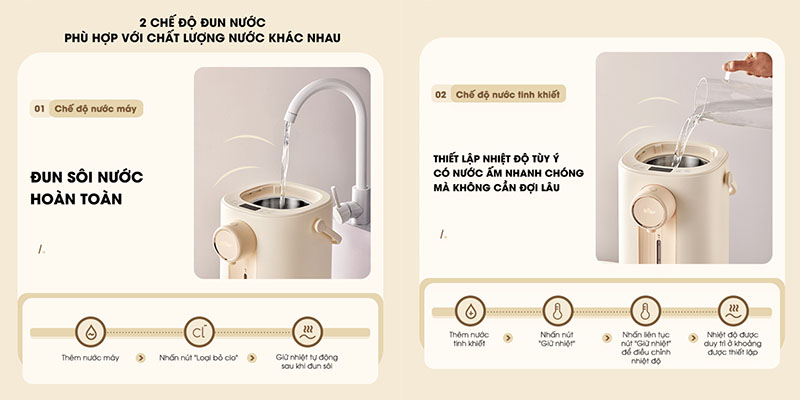 Bình thủy điện Bear SB-BTD5L - Hàng chính hãng