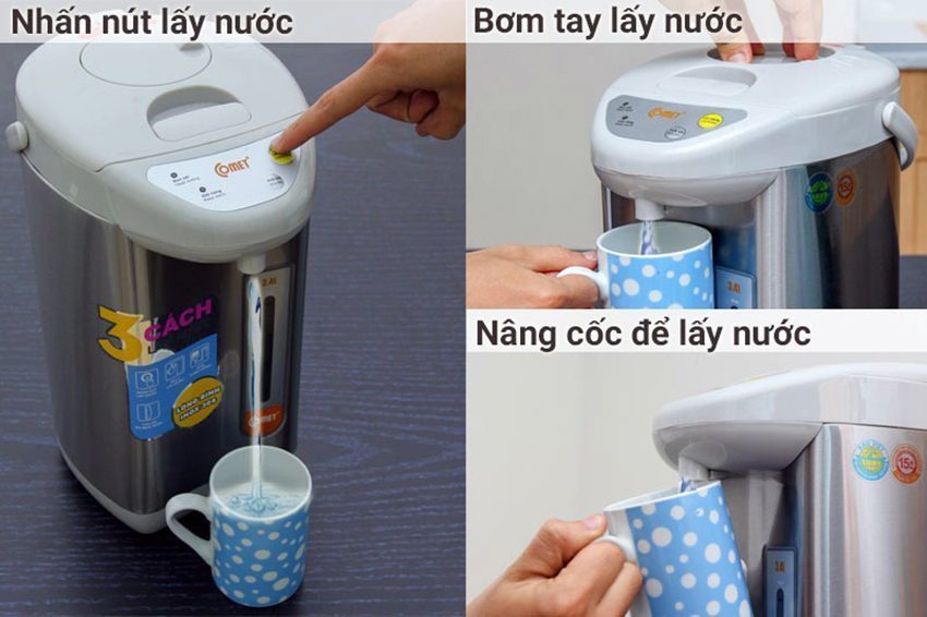 Bình thủy điện Comet CM3217 - Hàng chính hãng
