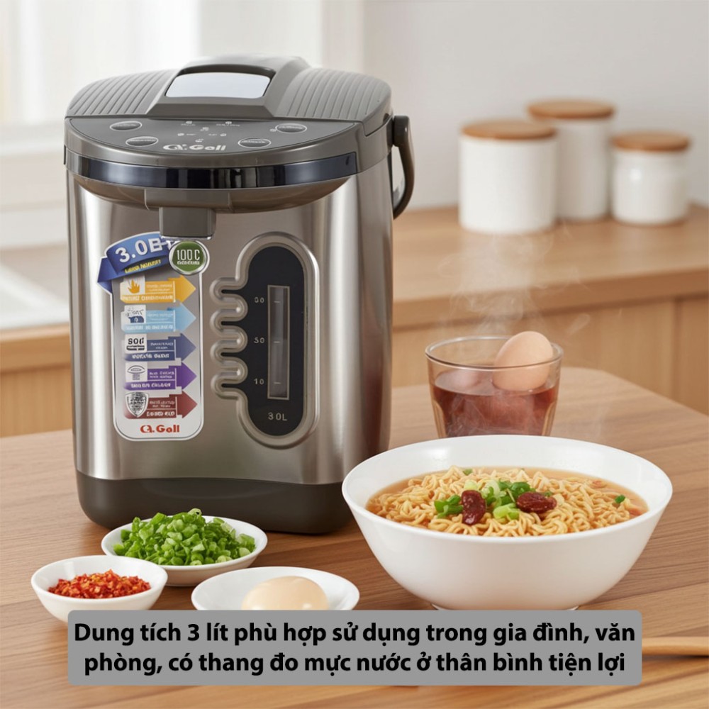 Bình thủy điện Gali GL-5030G - Hàng chính hãng