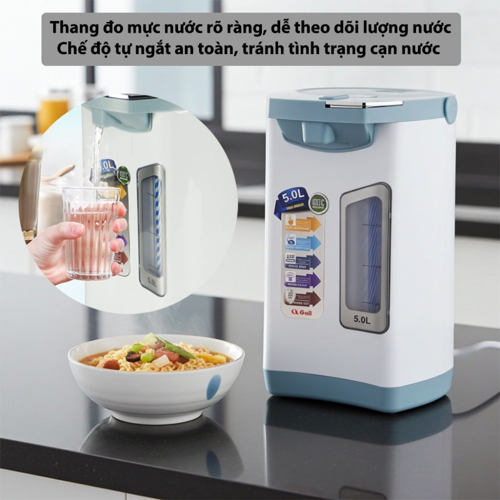 Bình thủy điện Gali GL-5050A - Hàng chính hãng
