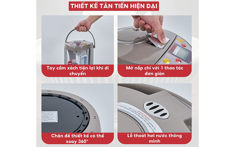 Bình thủy điện Hasuka HSK-5399 - Hàng chính hãng