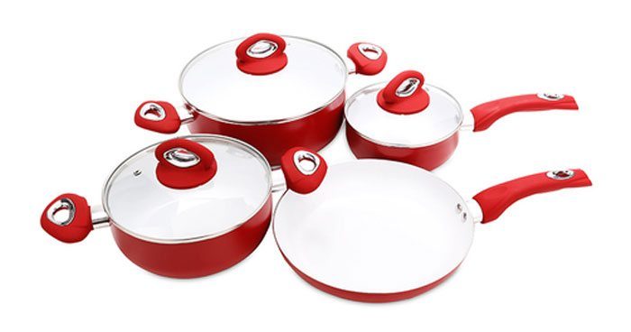Bo 4 noi chao trang men ceramic Hatsu MP-P007 