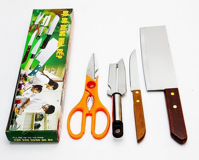 Bộ dao Kiwi Thái Lan 04 món - Hàng chính hãng