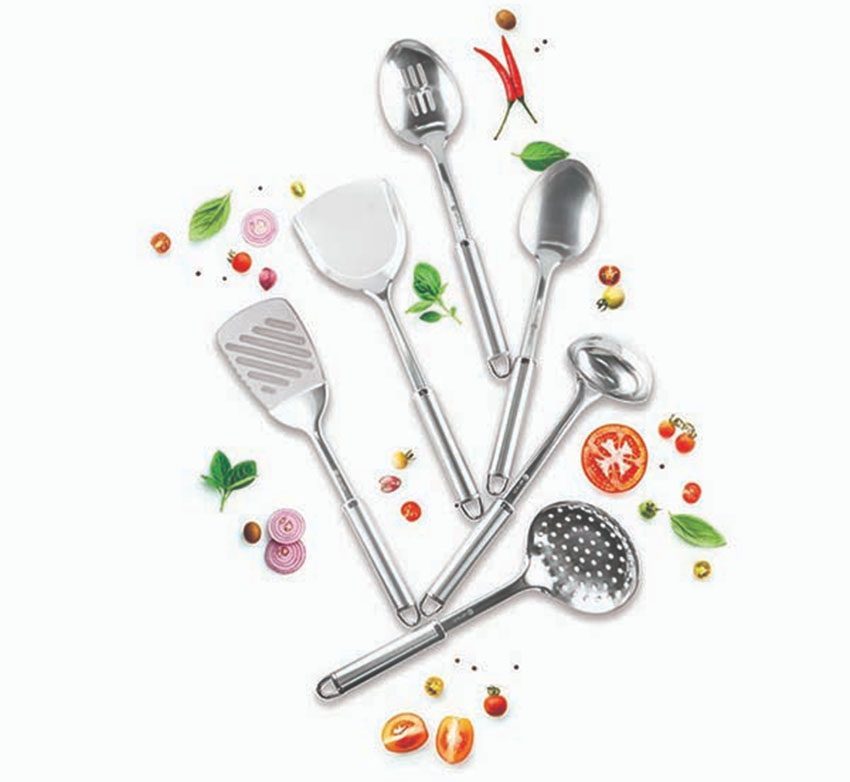 Bộ dụng cụ nấu bếp 6 món inox Elmich EL-3852 - Hàng chính hãng