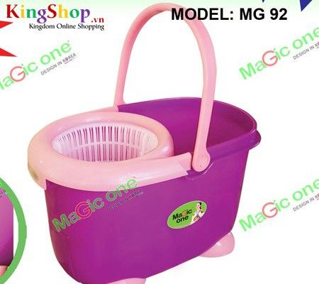 Bộ lau nhà 360 độ Magic One MG-92 – Vắt nước tự động - Hàng chính hãng
