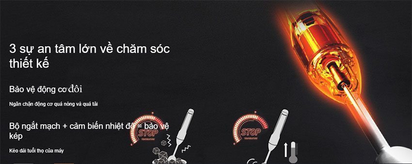Bộ máy xay đa năng cầm tay Panasonic MX-S401SSQ - Hàng chính hãng