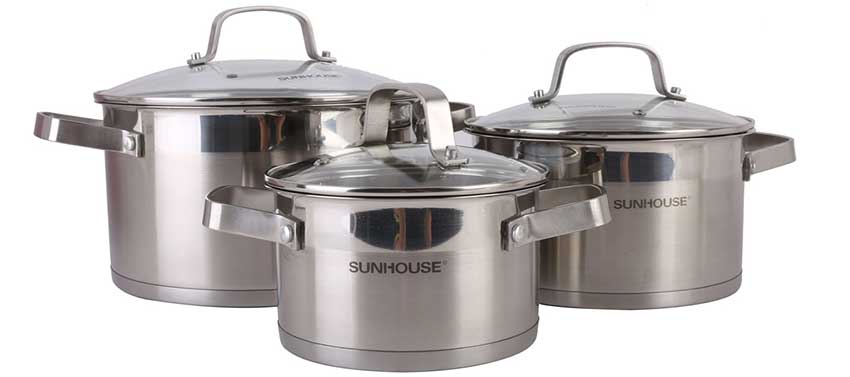 Bộ nồi 5 đáy Sunhouse SH780 - Hàng chính hãng