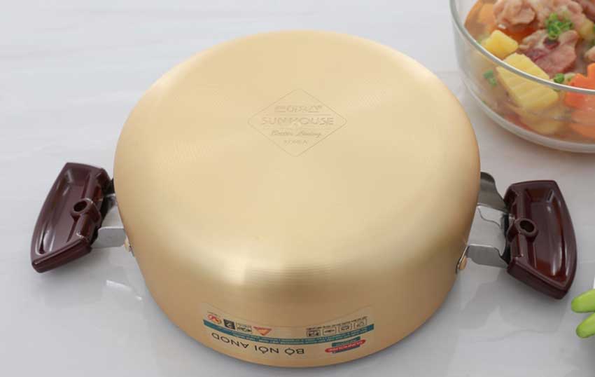 Bộ nồi Anod Sunhouse SH6634 - Hàng chính hãng