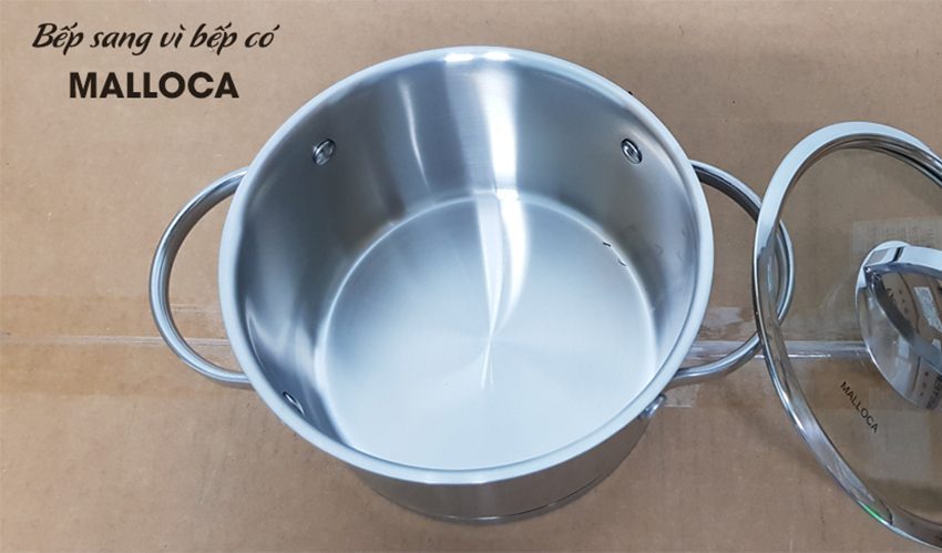 Bộ nồi từ Malloca TE-025 - Hàng chính hãng