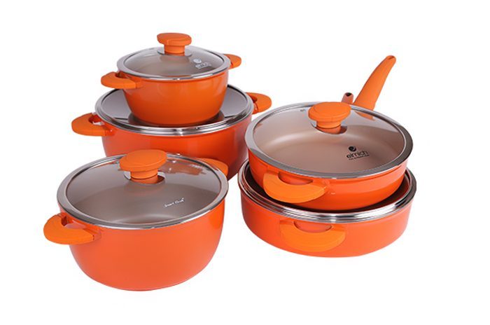 Bộ nồi chảo Elmich Vitaplus Fiore - Hàng chính hãng