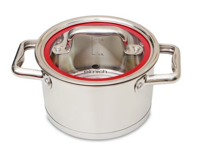 Bộ nồi chảo inox Elmich Praha EL8668 - Hàng chính hãng