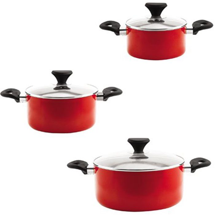 Bộ nồi chống dính Elmich Cookware EIV-631BR - Hàng chính hãng