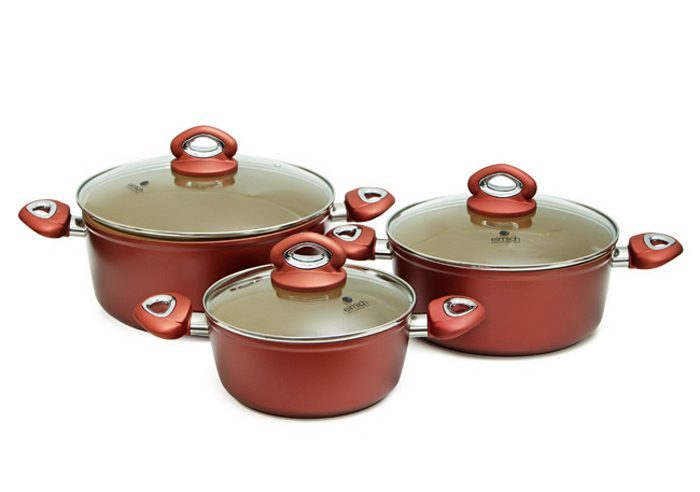 Bộ nồi hợp kim đáy từ Elmich EL7106  - Hàng chính hãng