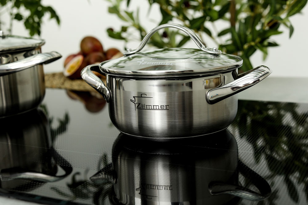 Bộ nồi 4 chiếc inox Zemmer S4S - Hàng chính hãng